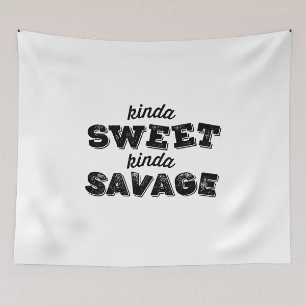 Item preview, Kinda Sweet Kinda Savage Vintage designed and sold by The Little Wood Cottage.