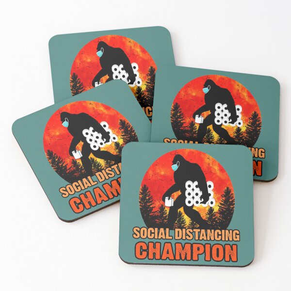 Item preview, Bigfoot Social Distancing Champion designed and sold by Xetangkeobo.