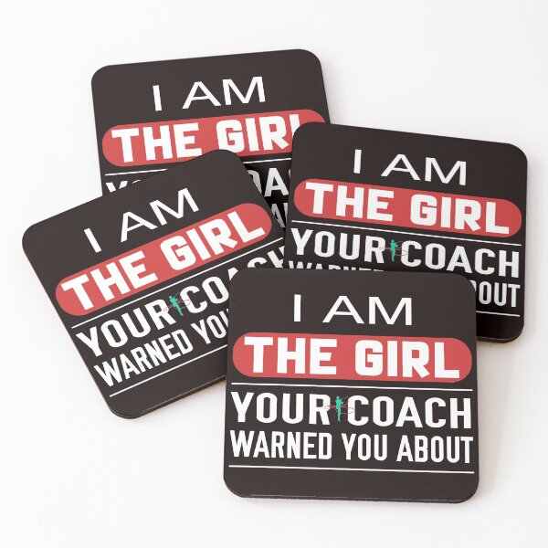 Item preview, I Am The Girl Your Coach Warned You about, Rhythmic Gymnastics Quote, Funnt Gymnastic designed and sold by Aerial Addicts.