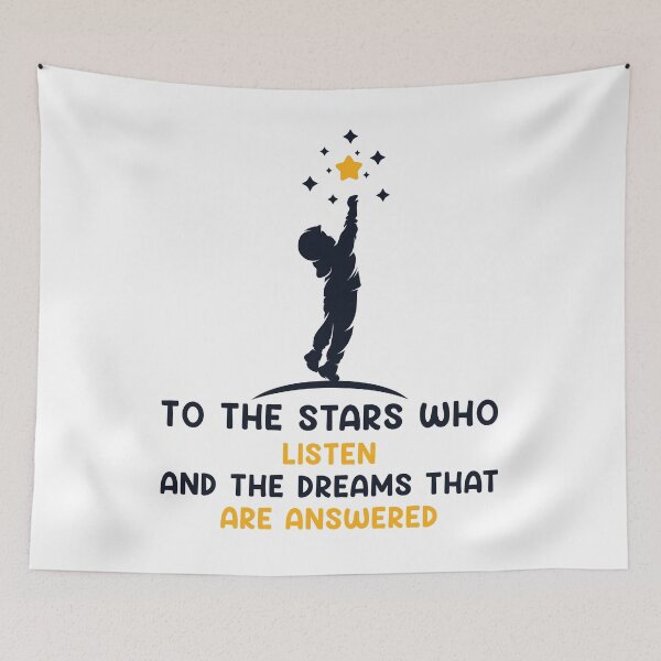 Item preview, To the stars who listen and the dreams that are answered designed and sold by IyadBro.