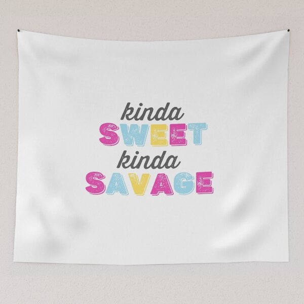 Item preview, Kinda Sweet Kinda Savage Vintage designed and sold by The Little Wood Cottage.