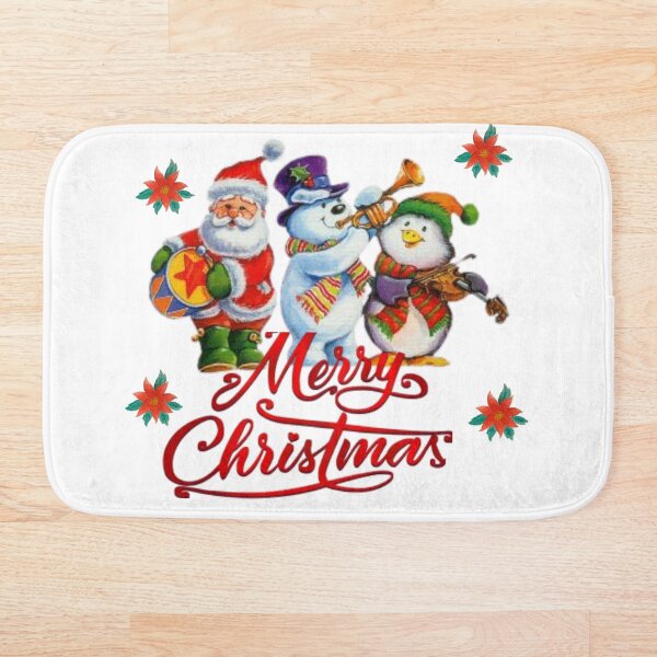 Merry Christmas Bath Mat
