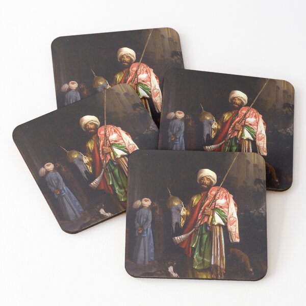 Item preview, Eastern man with musket vintage art - Jean-Léon Gérôme designed and sold by Vintage Designs +.