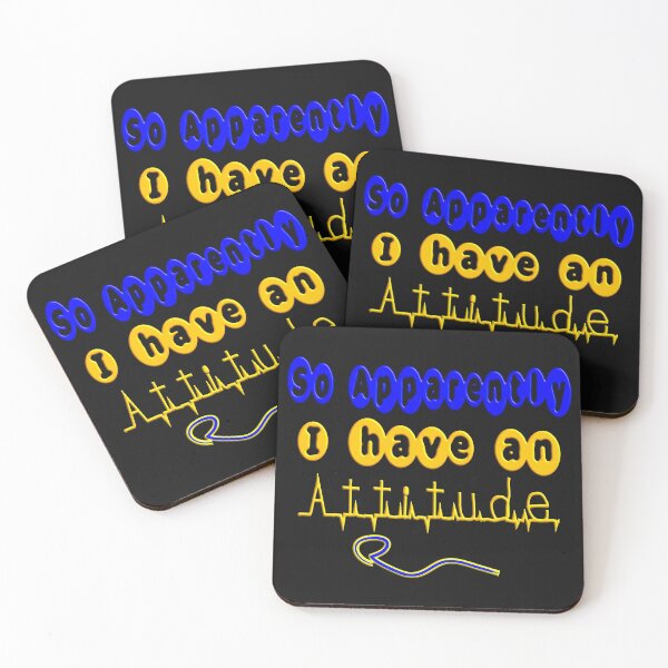 Item preview,  SO APPARENTLY I HAVE AN ATTITUDE FUNNY SARCASTIC designed and sold by Ralek.