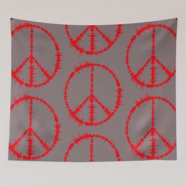 Item preview, Peace symbol in Music Wave designed and sold by Xetangkeobo.