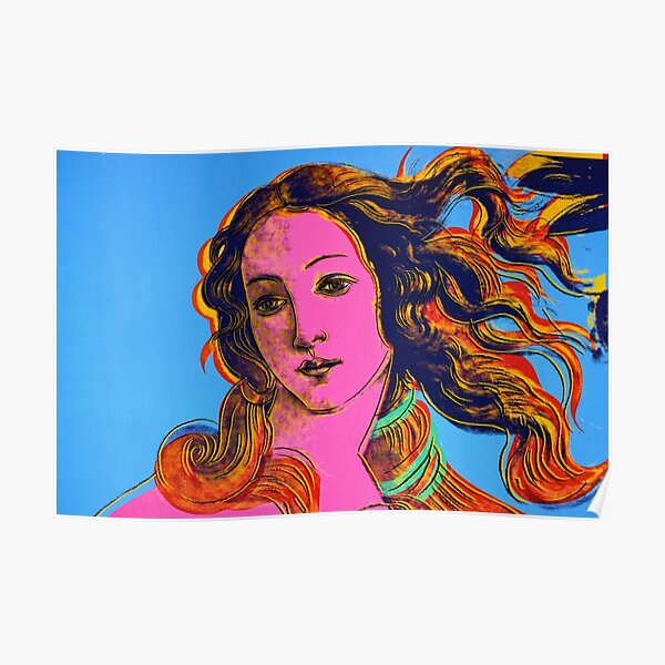 The Birth of Venus by Sandro Botticelli pop art Poster