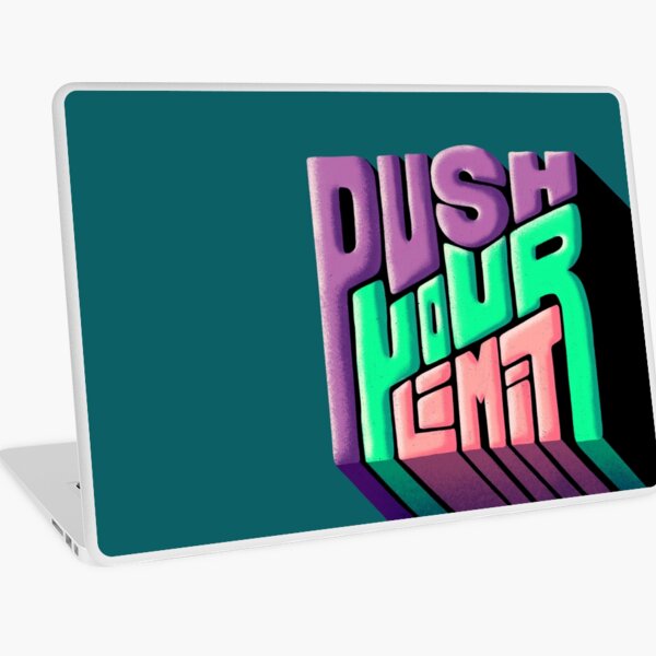 Push your limit Laptop Skin
