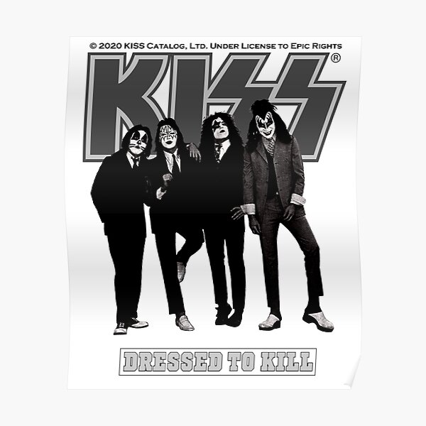 KISS-Dressed To Kill Poster
