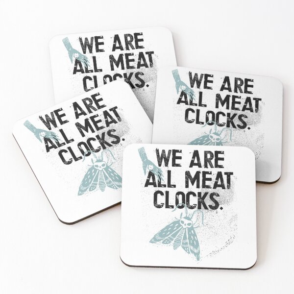 Item preview, We Are All Meat Clocks Existential Crisis designed and sold by kolbasound.