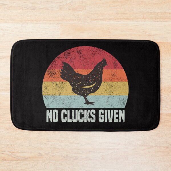Item preview, Retro No Clucks Given Funny Chicken Gift designed and sold by Dan66.