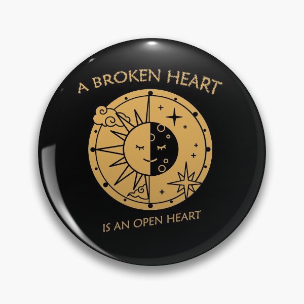 Item preview, Broken hearts are open hearts. Quote from I'll give your the sun designed and sold by Just Simple And Awesome.