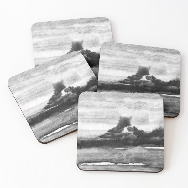 Item preview, Distant Smoke Black and White designed and sold by BAR-ART.