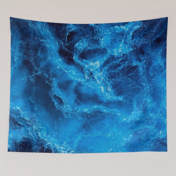 Item preview, Blue Ocean Waves designed and sold by Lucky-Town-Art.