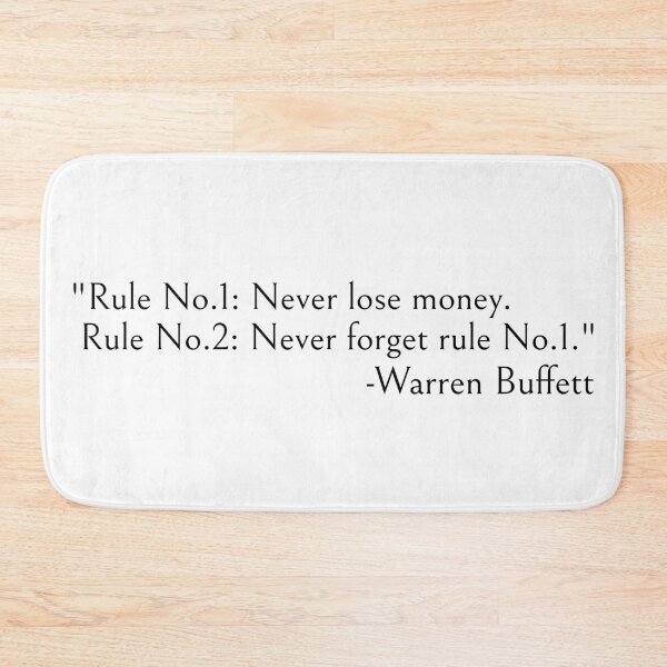 Item preview, Warren Buffett quote, newer lose money designed and sold by ds-4.