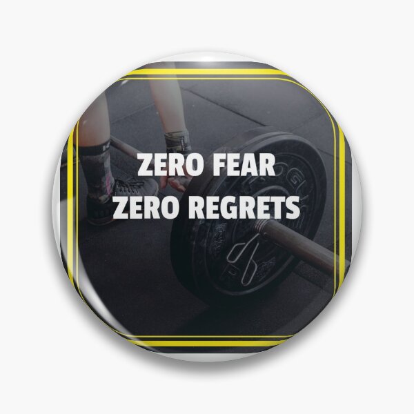 Item preview, ZERO FEAR ZERO REGRETS designed and sold by TeesKeeper.