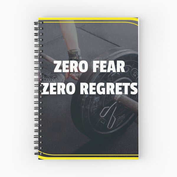Item preview, ZERO FEAR ZERO REGRETS designed and sold by TeesKeeper.