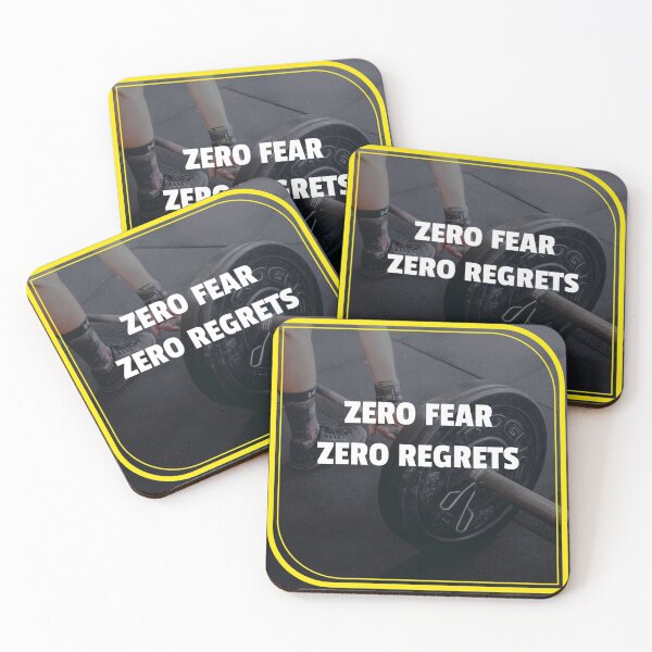 Item preview, ZERO FEAR ZERO REGRETS designed and sold by TeesKeeper.