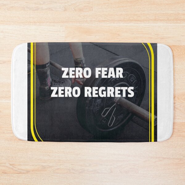 Item preview, ZERO FEAR ZERO REGRETS designed and sold by TeesKeeper.