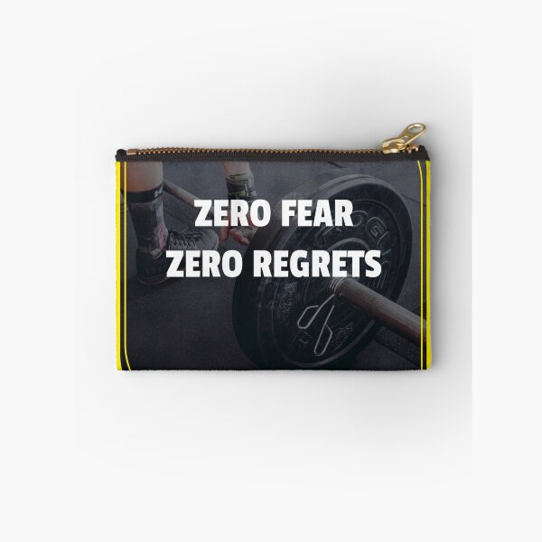 Item preview, ZERO FEAR ZERO REGRETS designed and sold by TeesKeeper.
