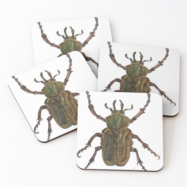 Item preview, Long Arm Green Scarab Beetle designed and sold by Sueburnsinsects.