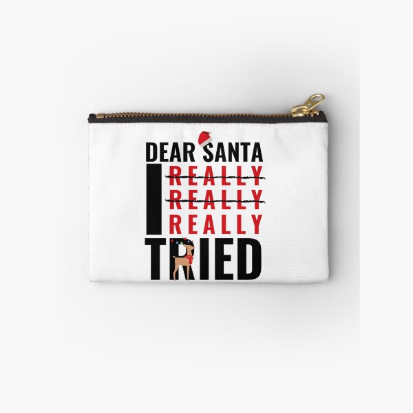 Item preview, DEAR SANTA I TRIED - CHRISTMAS FUNNY DESIGN designed and sold by Ausububu.