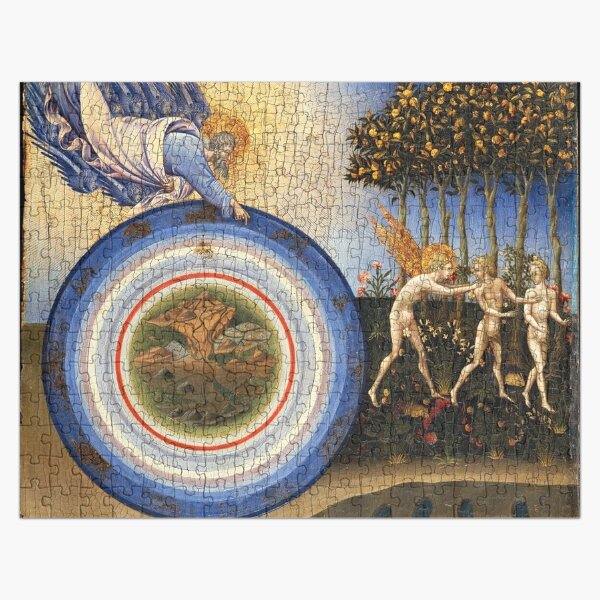 The Creation of the World and the Expulsion from Paradise,1445 Giovanni di Paolo di Grazia, Italian Jigsaw Puzzle