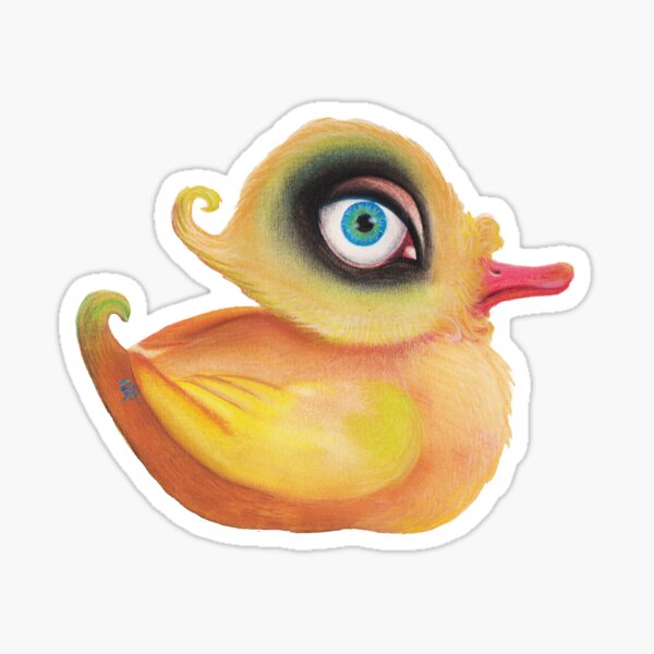 Ente amüsiert Sticker