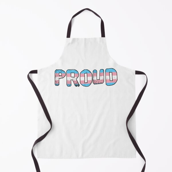 Item preview, PROUD trans flag LGBTQ designed and sold by incurablehippie.