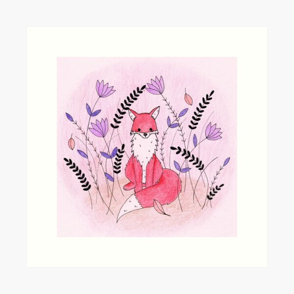 Item preview, Beautiful Fox in the Garden designed and sold by harrisrose.