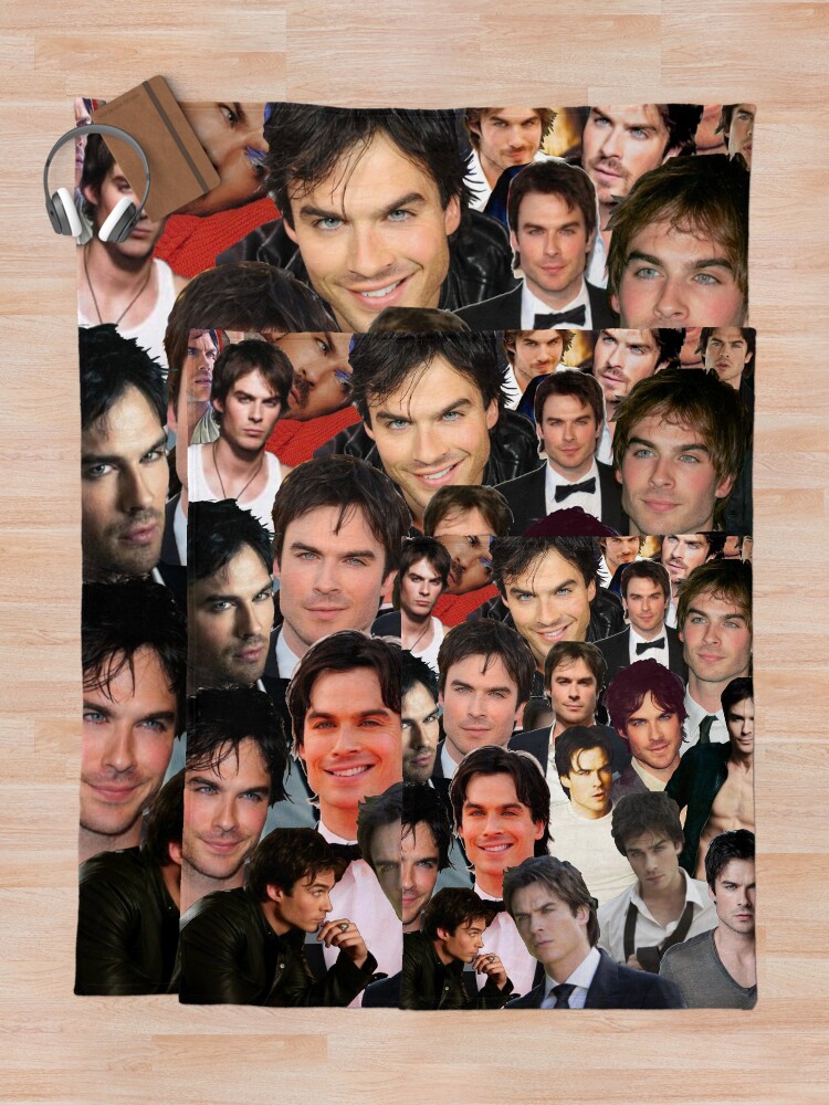 "Ian Somerhalder Photo Collage" Throw Blanket for Sale by Jess16