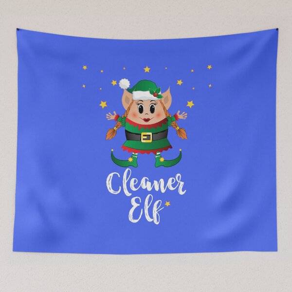 Item preview, Cleaner Elf Squad Women Christmas Matching Family Xmas Group designed and sold by ZNOVANNA.
