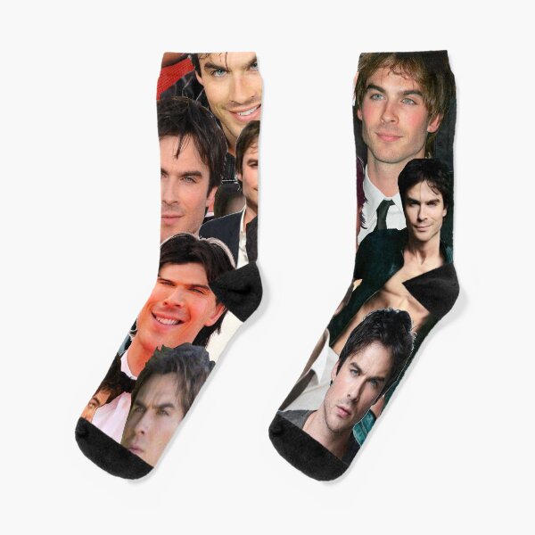 Ian Somerhalder Photo Collage Socks