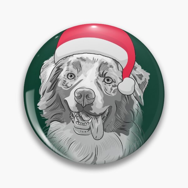 Item preview, Aussie Christmas - Australian Shepherd designed and sold by Lolas-Creations.