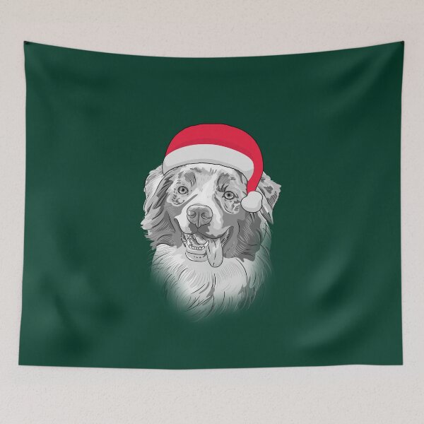 Item preview, Aussie Christmas - Australian Shepherd designed and sold by Lolas-Creations.