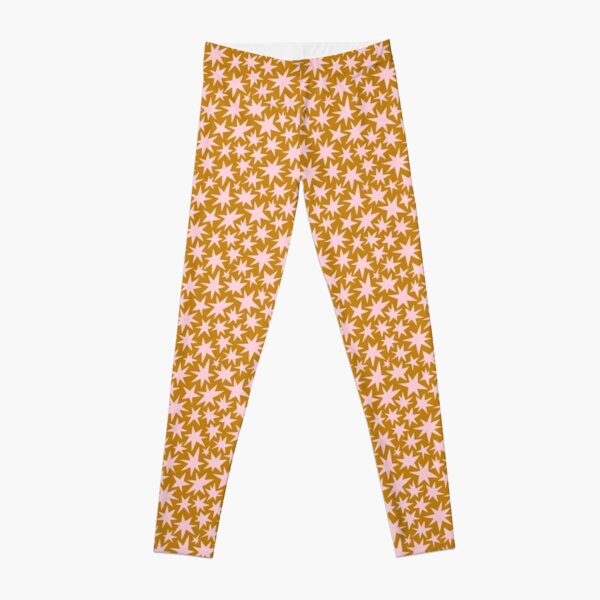 Christmas star seamless pattern Leggings