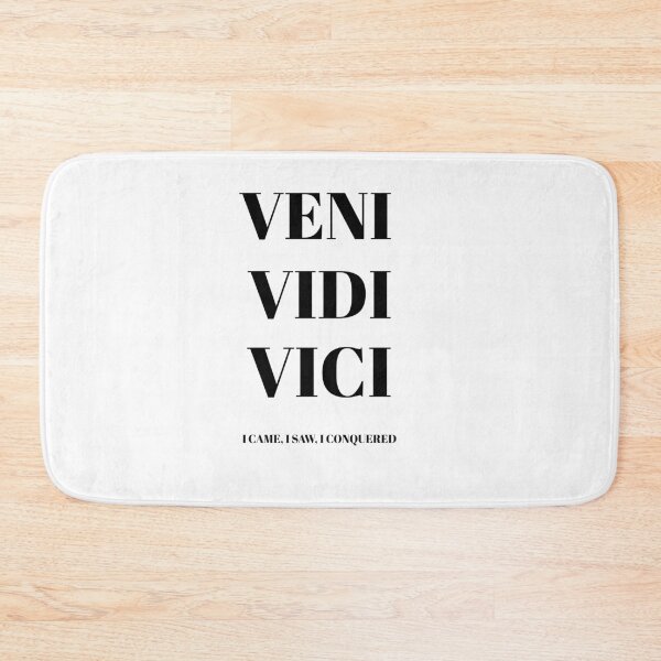 Item preview, Julius Caesar quotation veni vidi vici poster   designed and sold by KARTICK DUTTA.