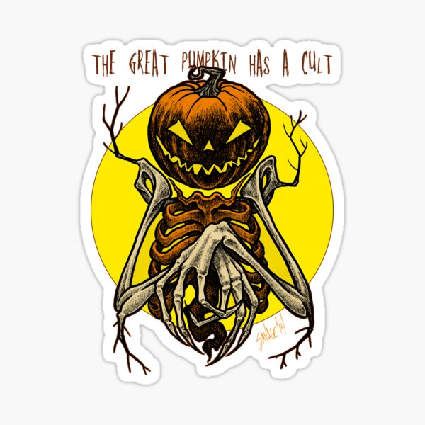 Autumn People 7: Pumpkin Sticker