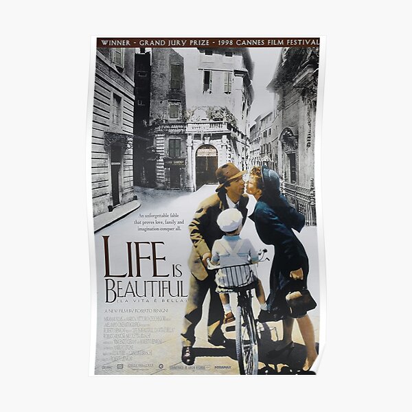 Life Is Beautiful Movie Poster Poster By Heyst Redbubble