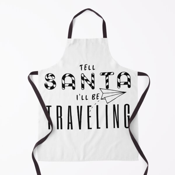 Item preview, Christmas Tell Santa I'll be Traveling Paperplane Candy Cane designed and sold by Hoiho Adventure Shirts.