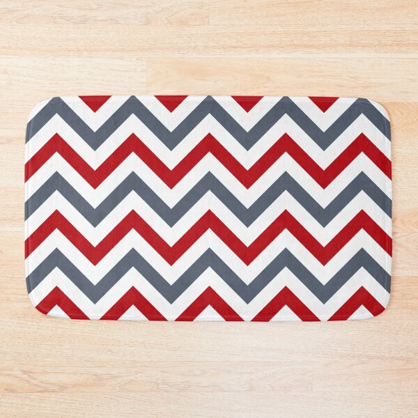 Item preview, Chevron red and gray color pattern designed and sold by likebakerdo.