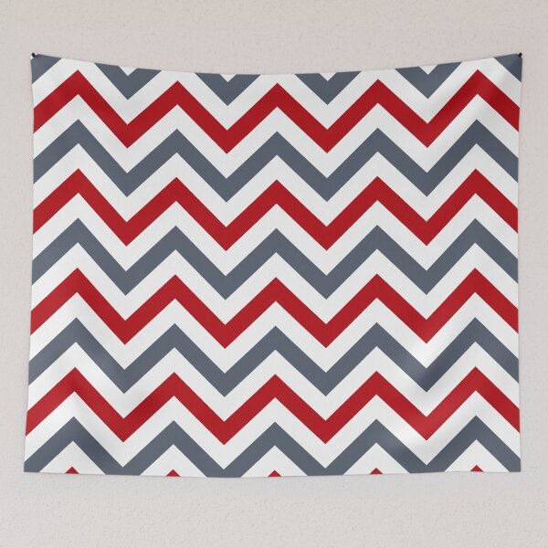 Item preview, Chevron red and gray color pattern designed and sold by likebakerdo.