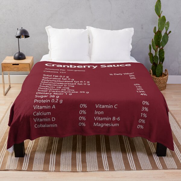 Item preview, Cranberry Sauce Nutrition Facts designed and sold by hockeng.