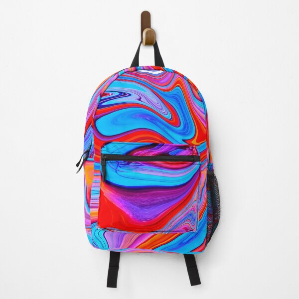 Item preview, Orange Blue Pink Marble designed and sold by Lucky-Town-Art.