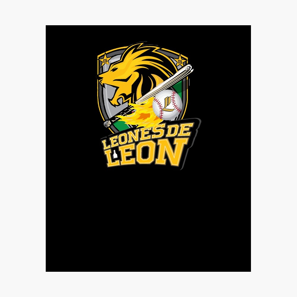 Póster «Leones de Leon» de beisboltees | Redbubble