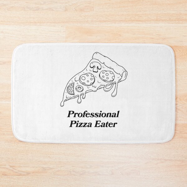 Item preview, Professional Pizza Eater Slice Illustration designed and sold by lemontee.