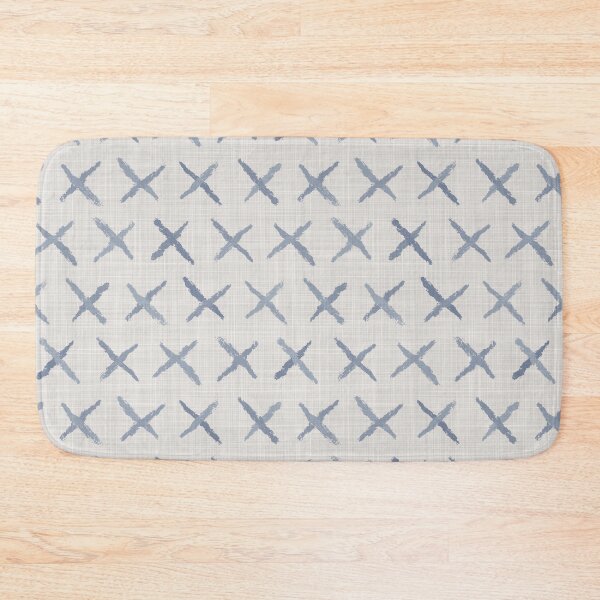 Item preview, Seamless french farmhouse linen summer block print background. designed and sold by Limolida.