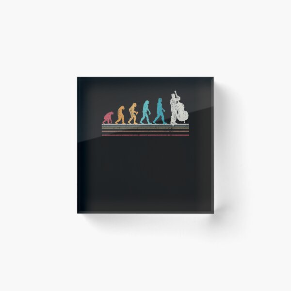 Artikelvorschau, Kontrabass Evolution Musiker Geschenk entworfen und verkauft von Grimbart.