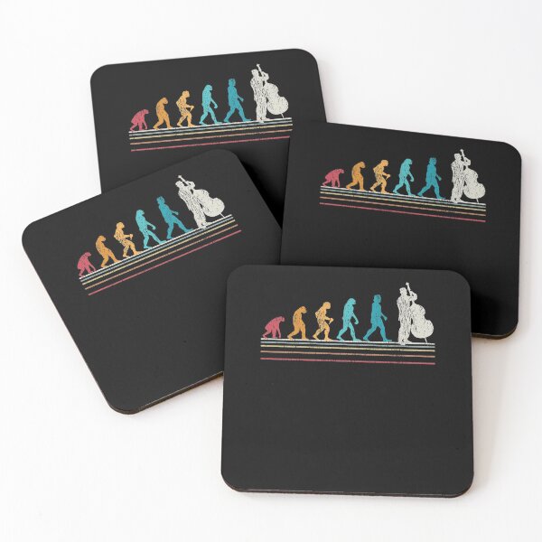 Item preview, Double Bass Evolution Musician Gift designed and sold by Grimbart.