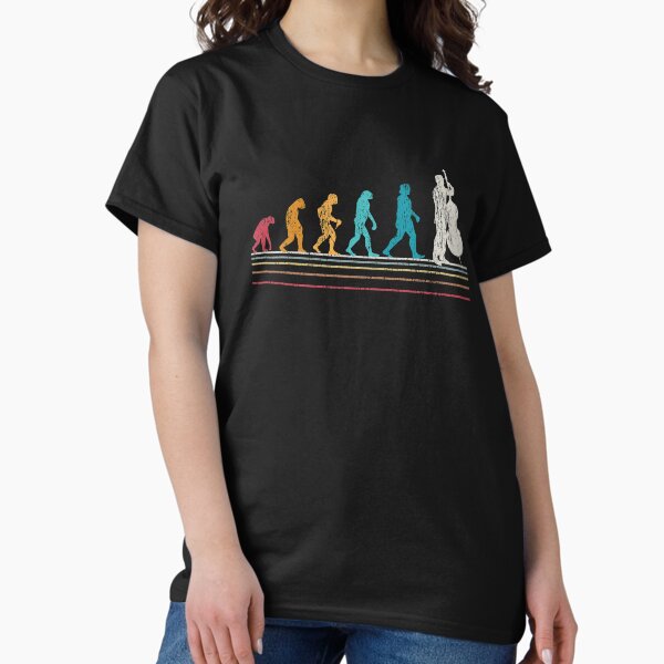 Item preview, Double Bass Evolution Musician Gift designed and sold by Grimbart.
