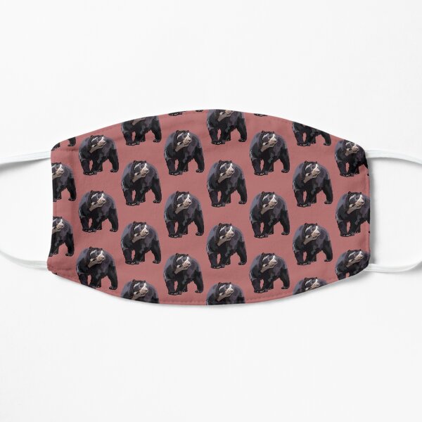 A is for Andean bear Flat Mask